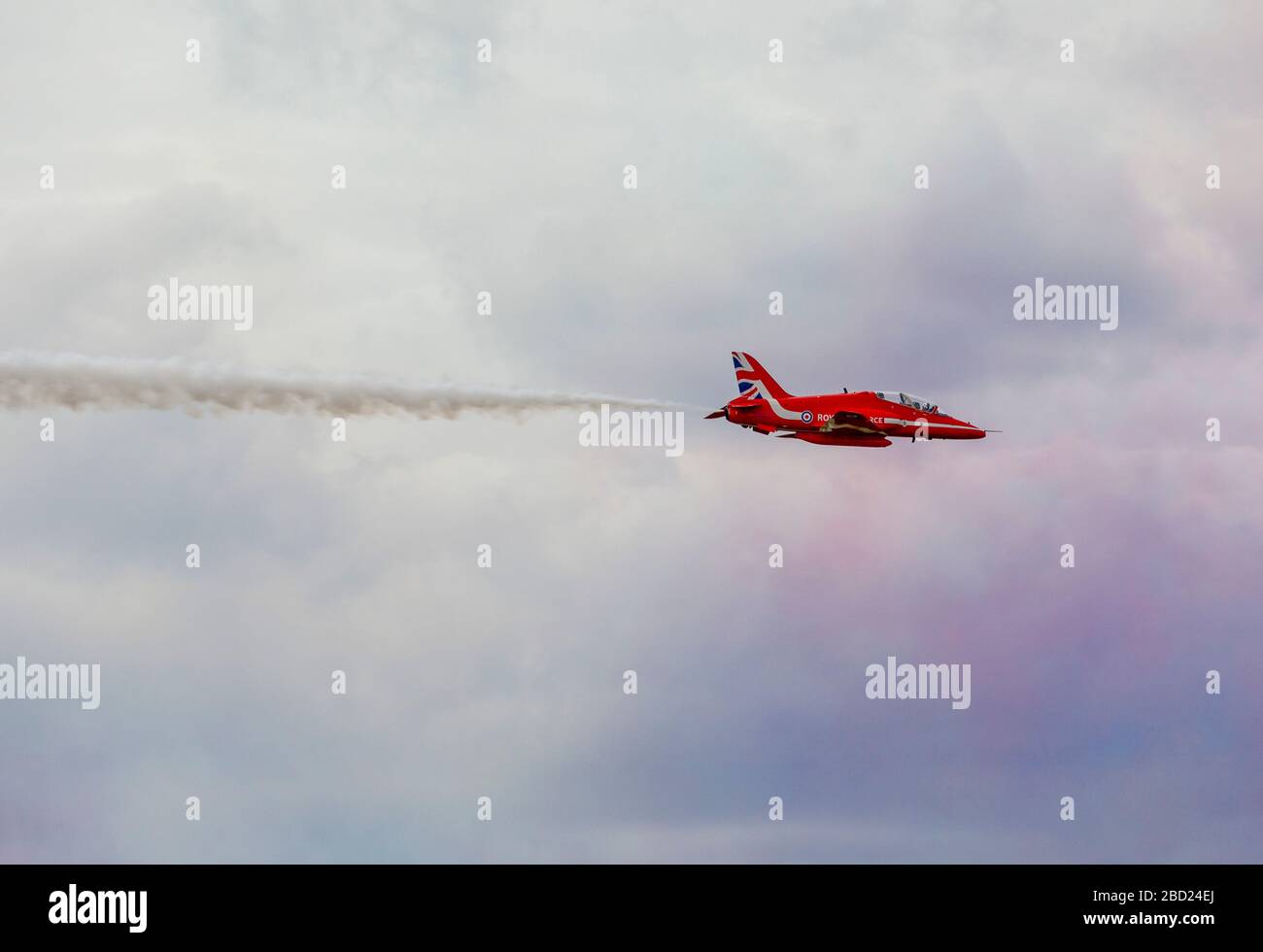 Frecce rosse che volano al Biggin Hill Airshow Foto Stock