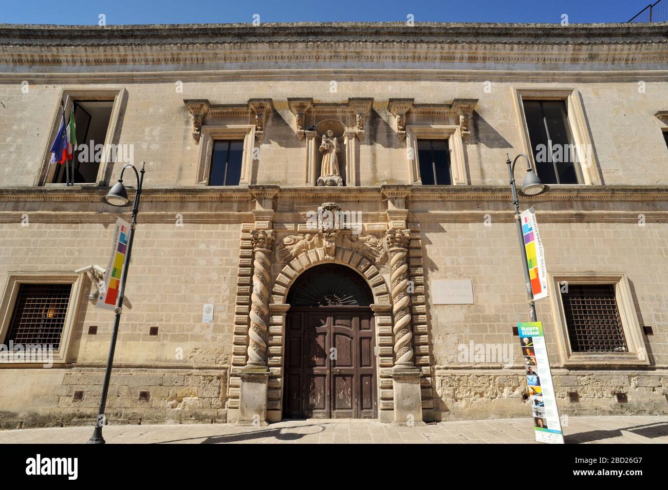 Italia, Basilicata, Matera, Museo archeologico Nazionale Domenico Ridola Foto Stock