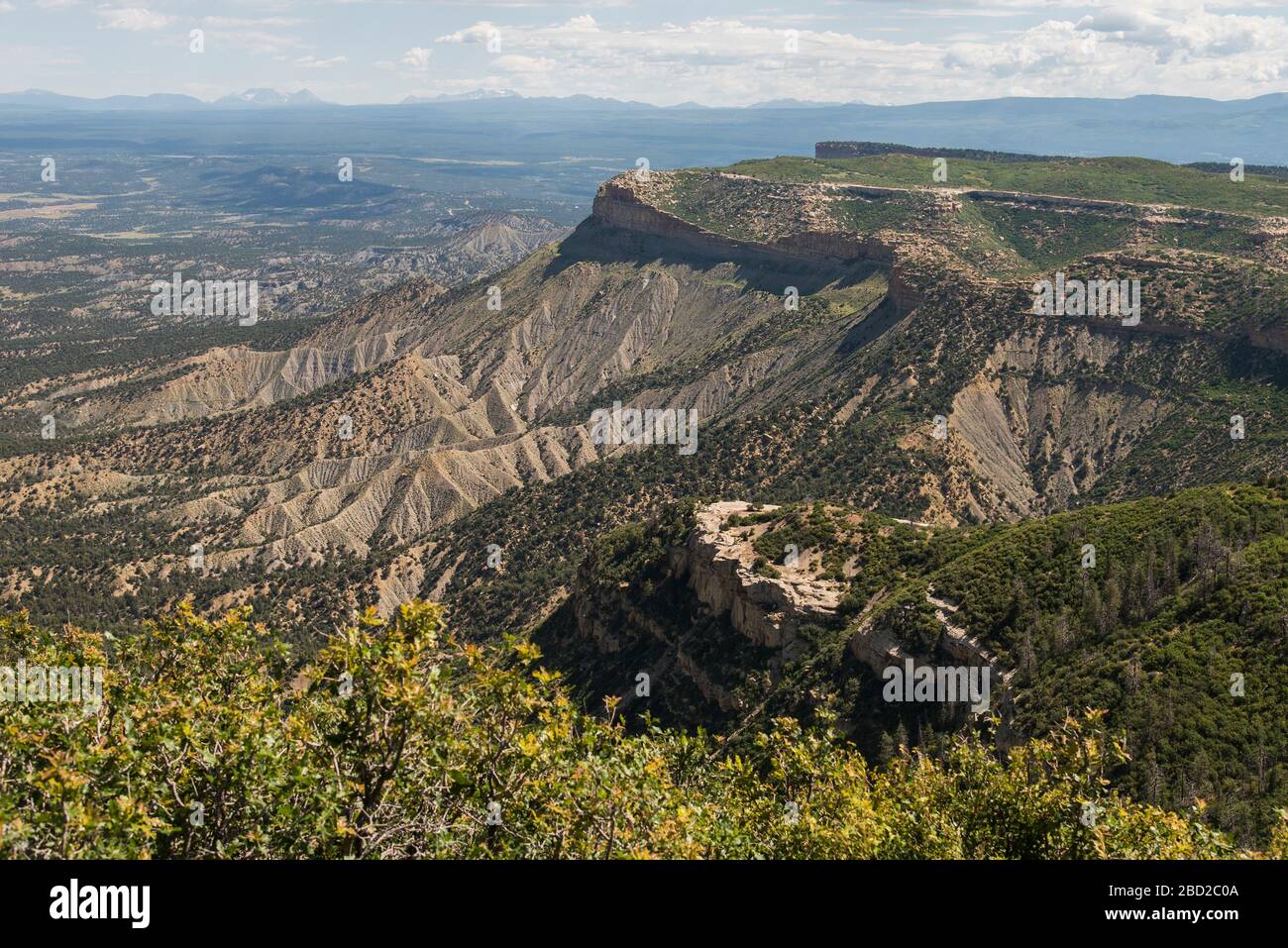 Il Park Point si affaccia sul Mesa Verde National Park, Colorado, USA. Foto Stock