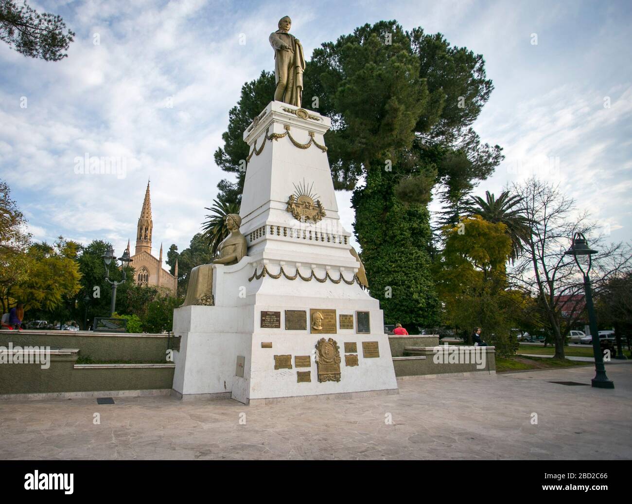 MENDOZA, ARGENTINA, 04 agosto 2015. Godoy Cruz piazza nel centro, Foto: Axel Lloret / www.allofotografia.com Foto Stock