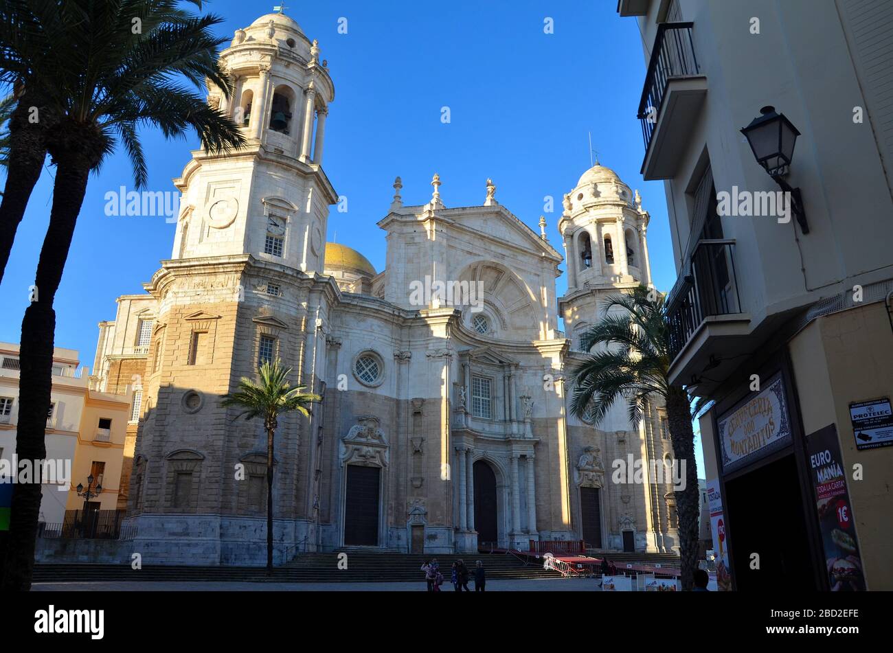 Cadice, Stadt am Atlantik, Andalusia, spagnolo: Die Kathedrale Foto Stock
