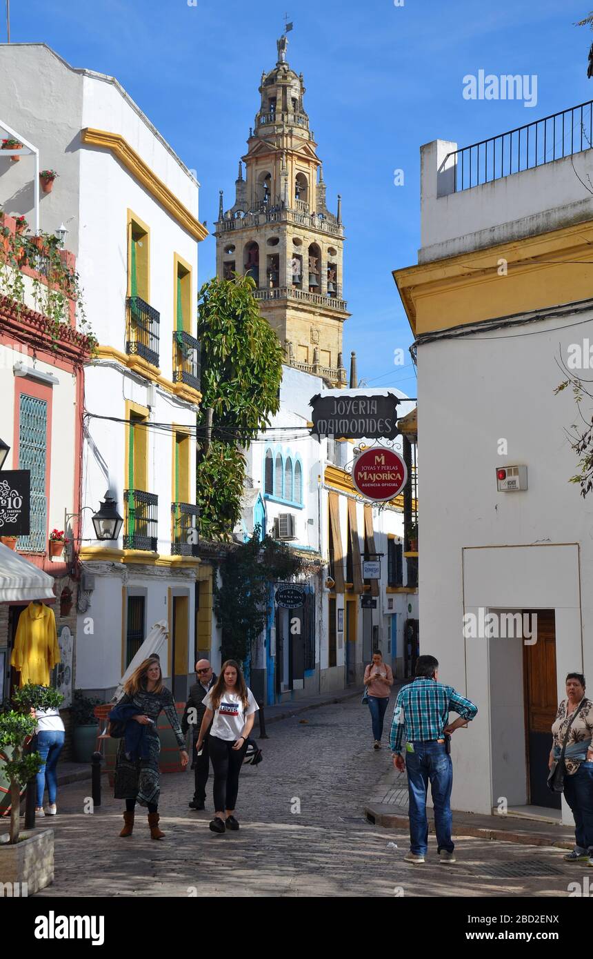 Cordoba in Andalusia, Spanien: Blick auf die Mesquita Foto Stock