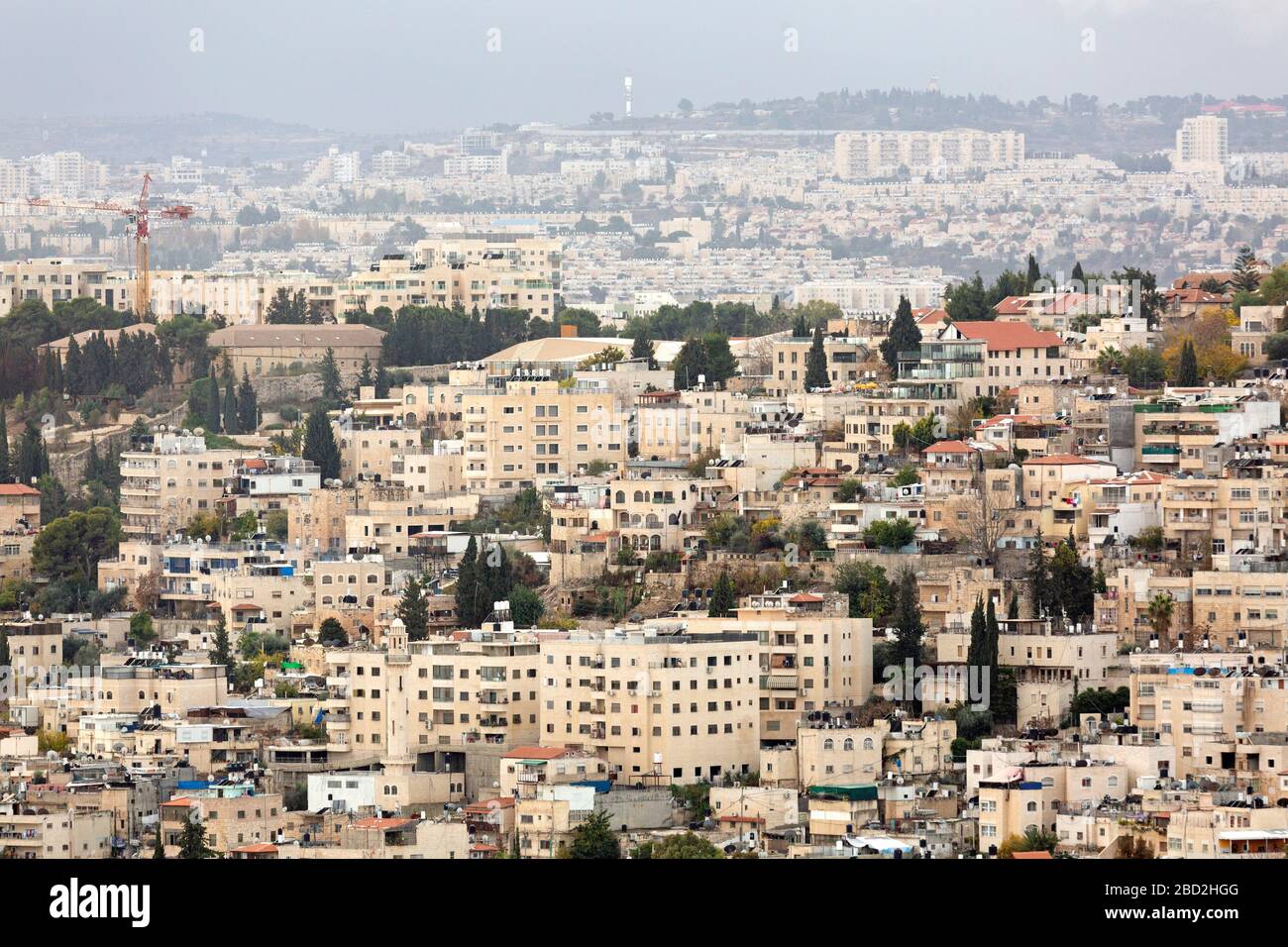 Edifici a Gerusalemme, Israele. Gerusalemme è la capitale di Gerusalemme. Foto Stock