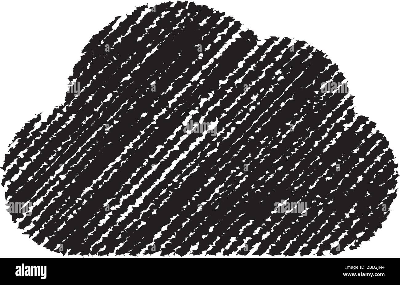 forma di gocciolamento del gesso (nuvola) Illustrazione Vettoriale