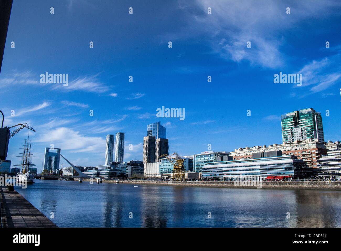 Porto di Puerto madero Buenos Aires Foto Stock