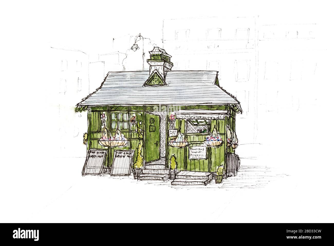 Taxi Shelter, Russell Square, Bloomsbury, Londra, Regno Unito Foto Stock