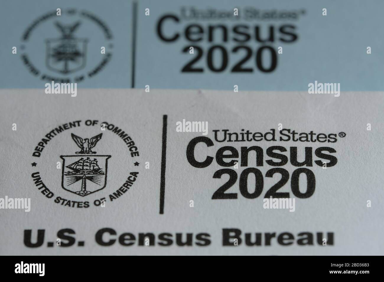 Portland, Stati Uniti. 06th Apr, 2020. Mail contenente informazioni sul censimento del 2020 dal United States Census Bureau nella foto a Portland, Ore., il 6 aprile 2020. (Foto di Alex Milan Tracy/Sipa USA) Credit: Sipa USA/Alamy Live News Foto Stock