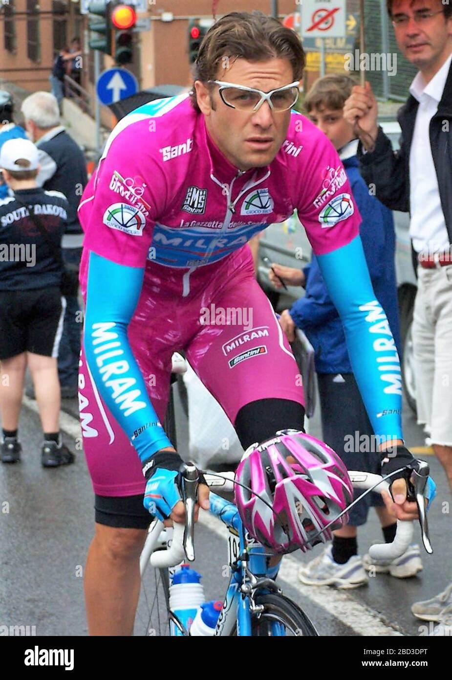 Alessandro Petacchi del Team Milram durante il Tour D'italie,Canté - Bergamo 192 km il 26 maggio 2007 a Canté- Foto Laurent Lairys/DPPI Foto Stock