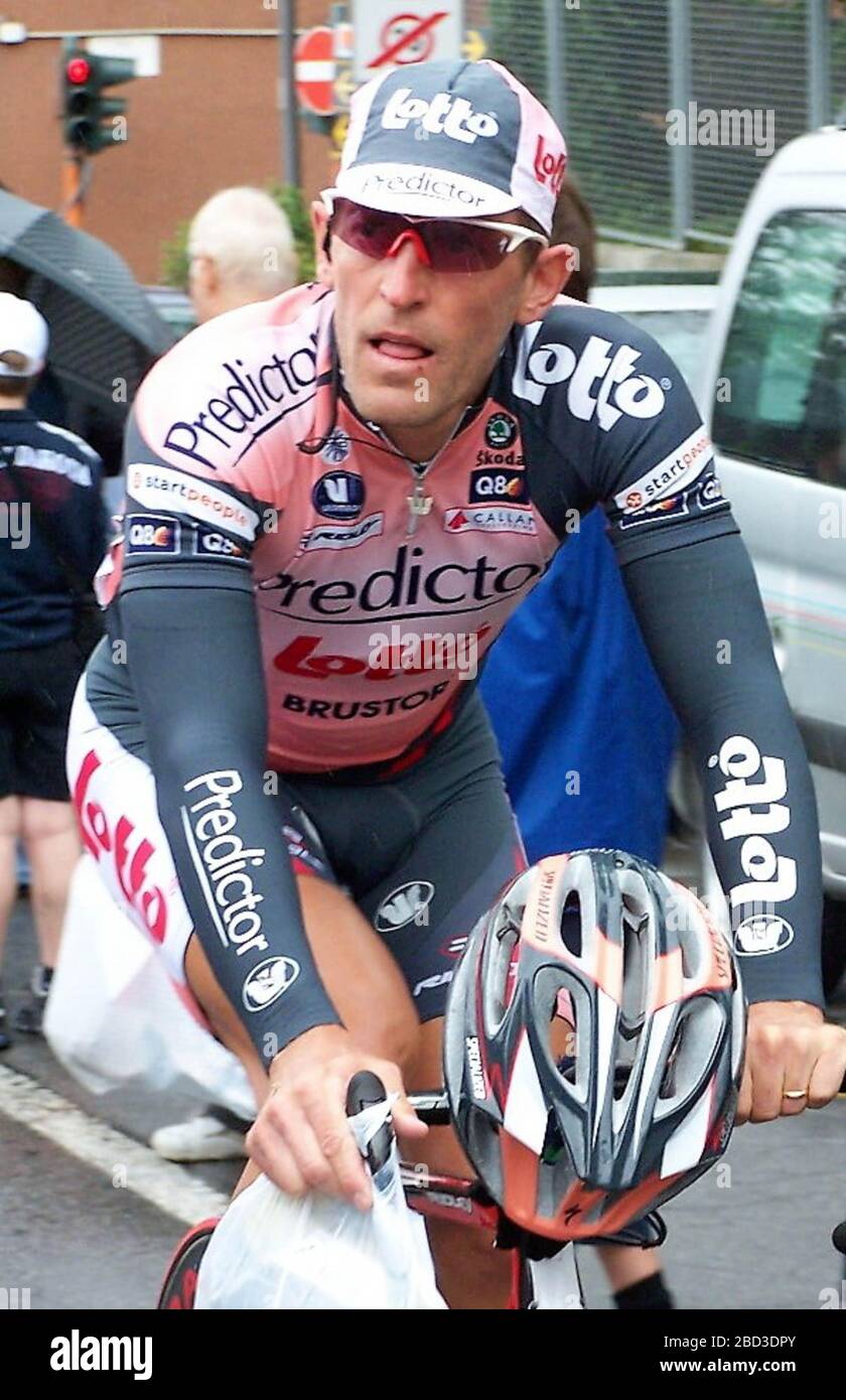 Stefano Zanini del predittore - Lotto durante il Tour D'italie,Canté - Bergamo 192 km il 26 maggio 2007 a Canté- Foto Laurent Lairys / DPPI Foto Stock