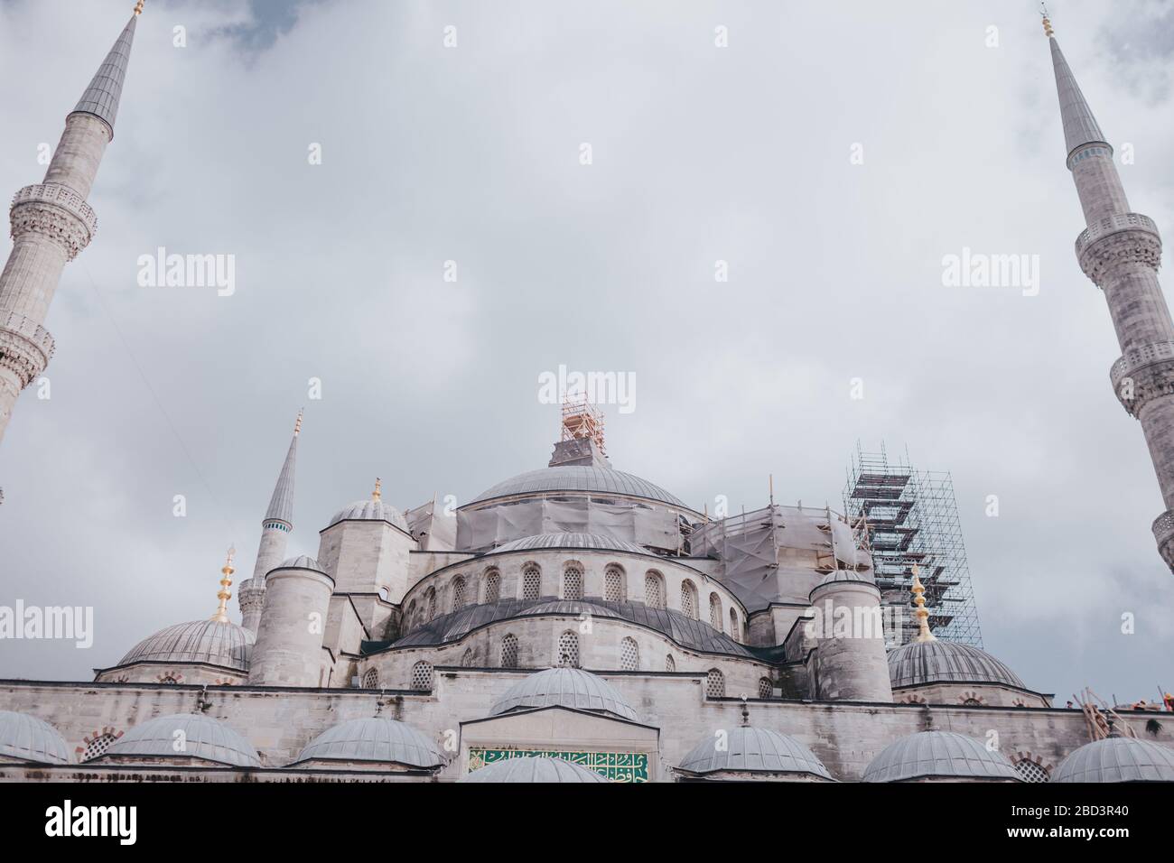 Moschea Blu, esplorare la Turchia, visitare Istanbul Concept Foto Stock