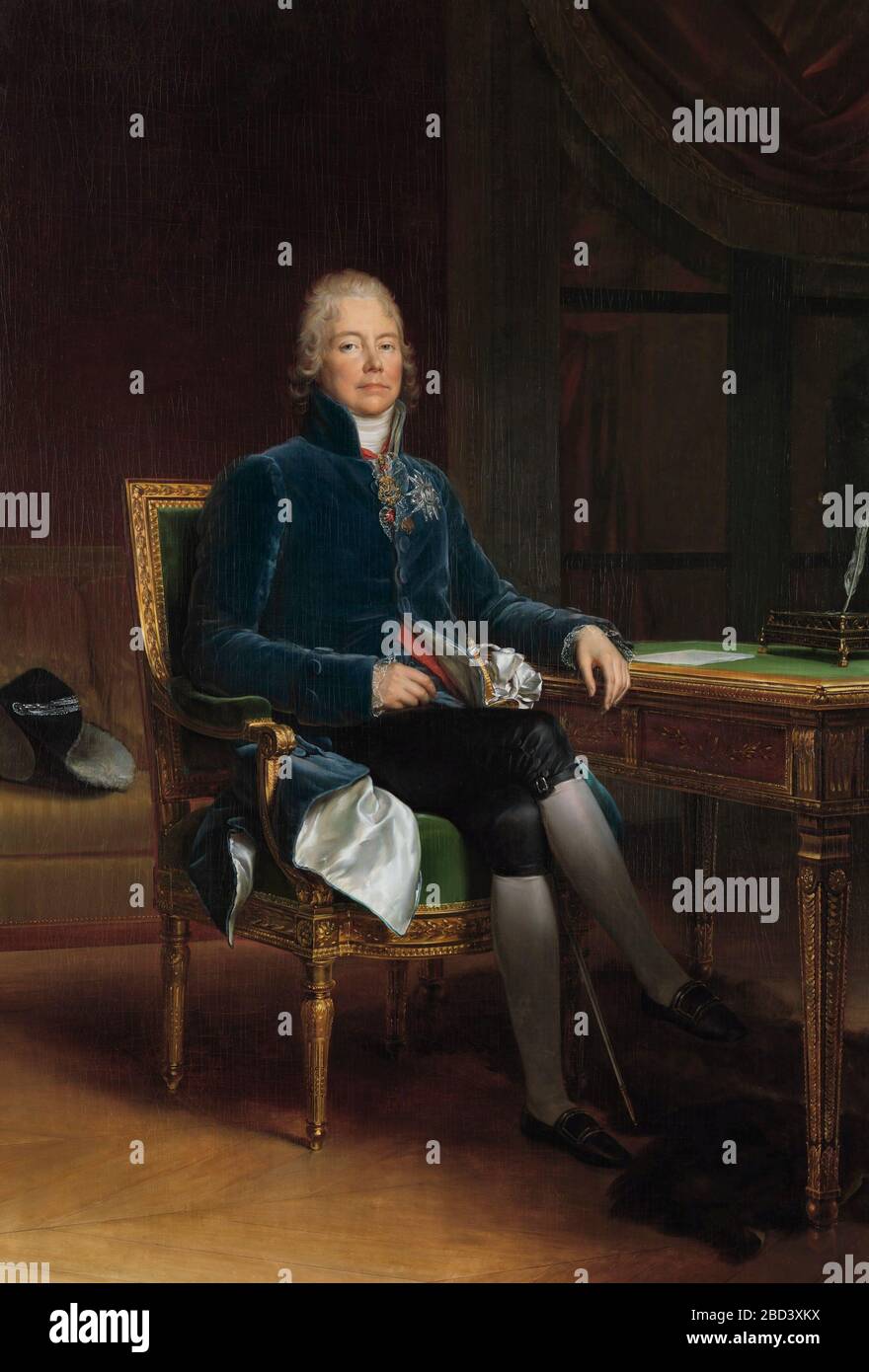 Charles Maurice de Talleyrand Perigord (1754-1838), Prince de Benevent - Francois Gerard, 1808 Foto Stock