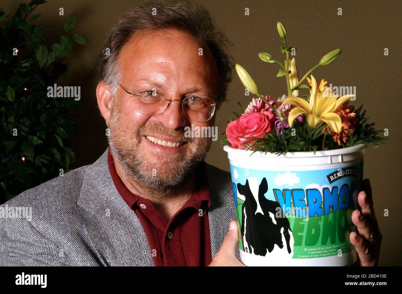 Jerry Greenfield di ben e Jerry's Icecream, fotografato a Cherry Hill, NJ il 16 ottobre 2005 da Credit: Scott Weiner/MediaPunch Foto Stock