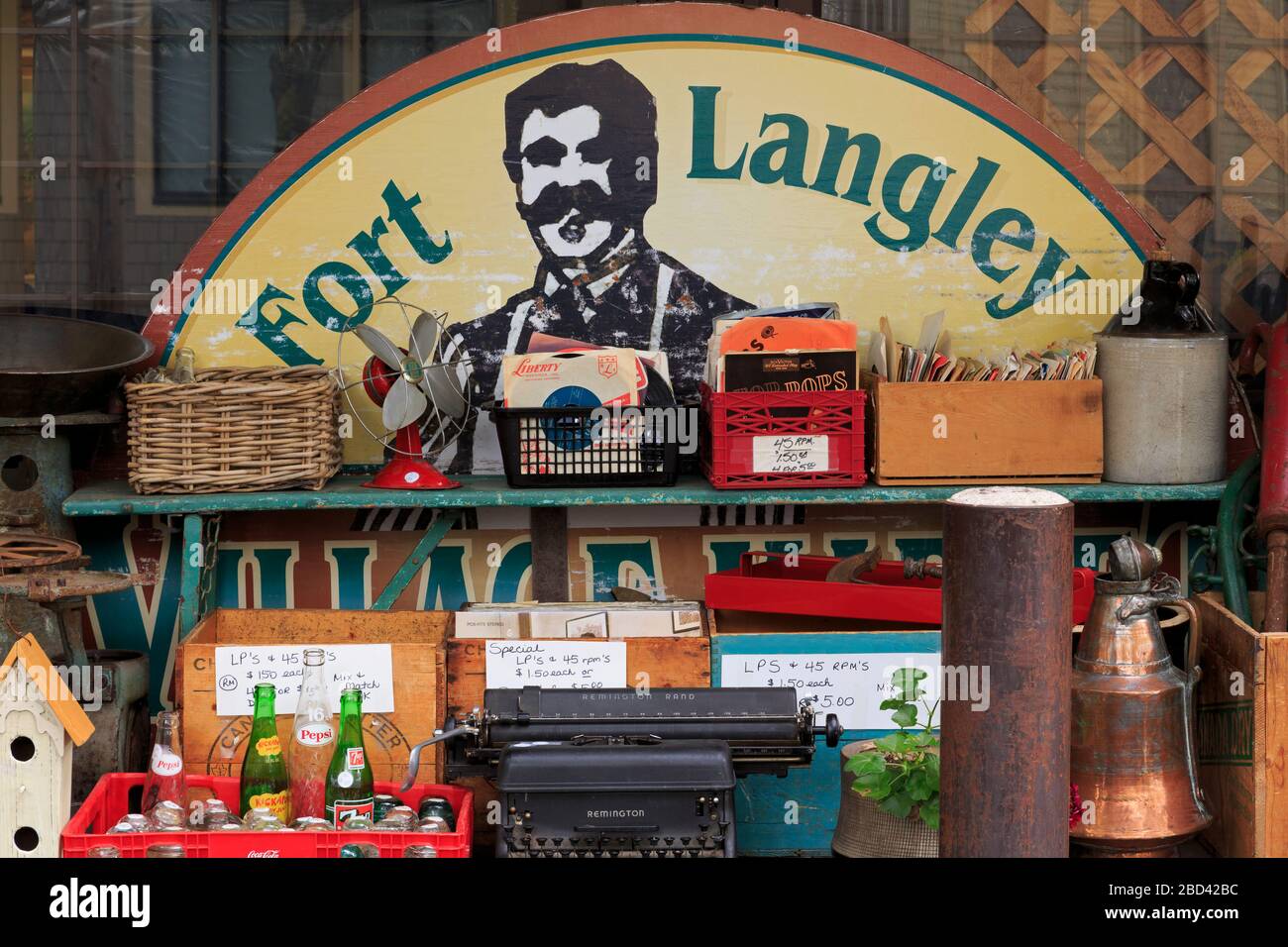 Fort Langley, regione di Vancouver, British Columbia, Canada Foto Stock