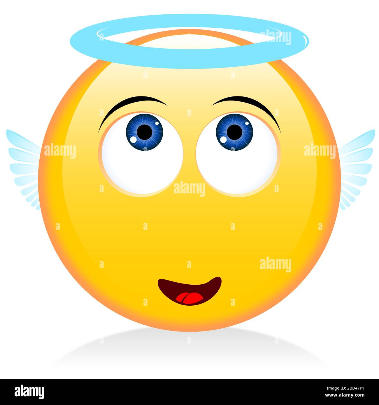 Angelo bianco emoticon immagini e fotografie stock ad alta risoluzione ...
