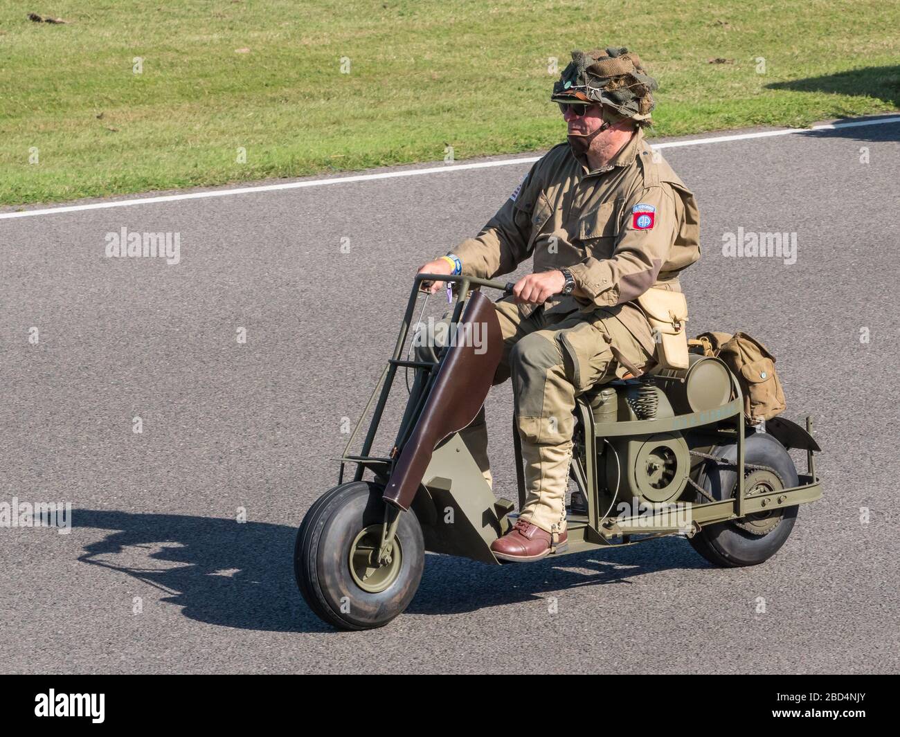 Moto, D-Day Commemoration, Goodwood Revival 2019 West Sussex UK Foto Stock