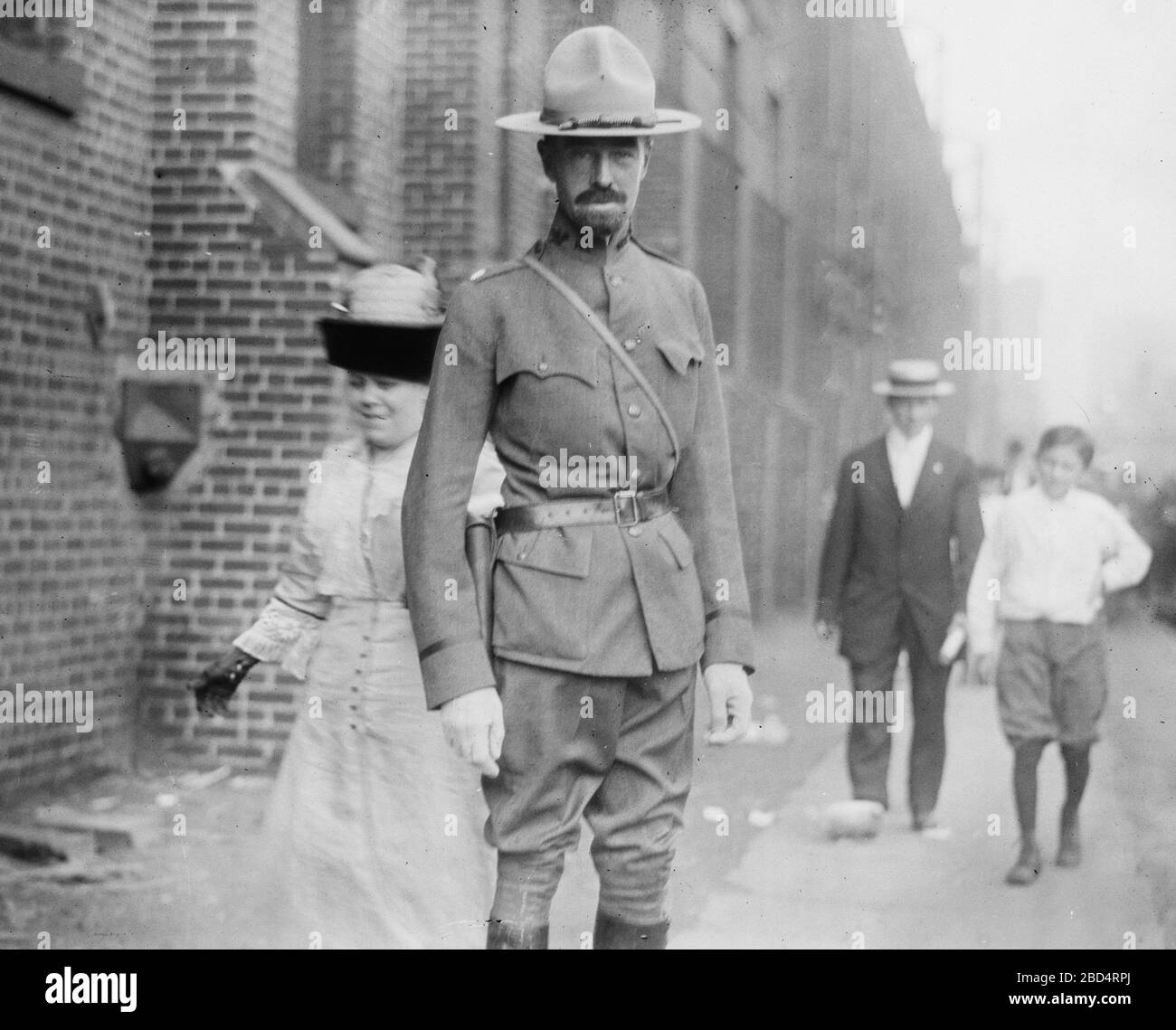 Ufficiale militare americano Cornelius Vanderbilt III ca. 1910-1915 Foto Stock