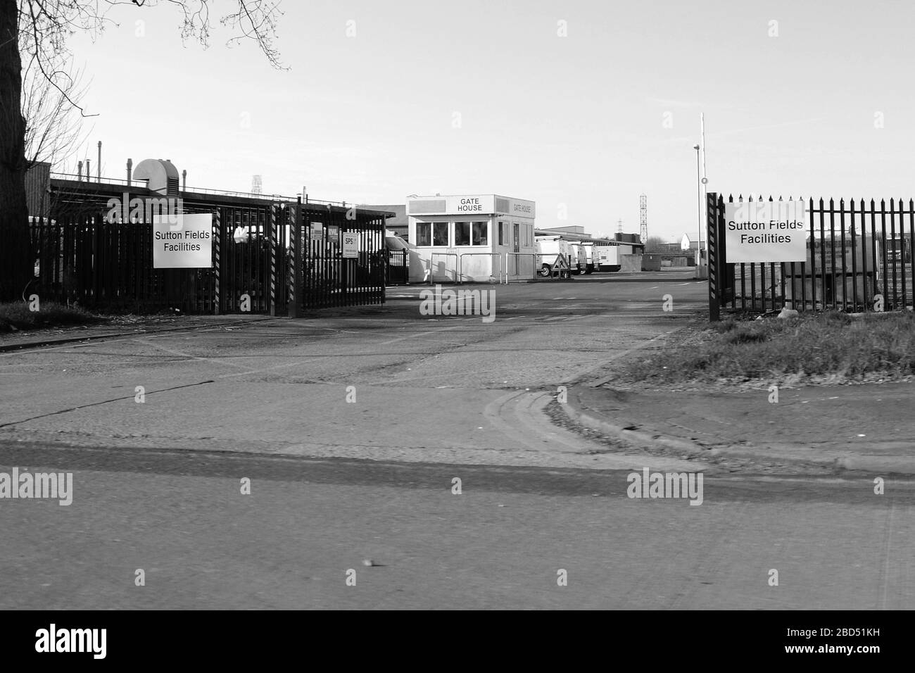 sutton Fields Facility, NHS coronavirus mortuary Hull Foto Stock