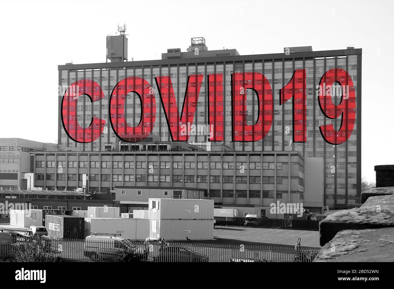 Hull University insegnamento Ospedali NHS Trust, coronavirus pandemico Foto Stock