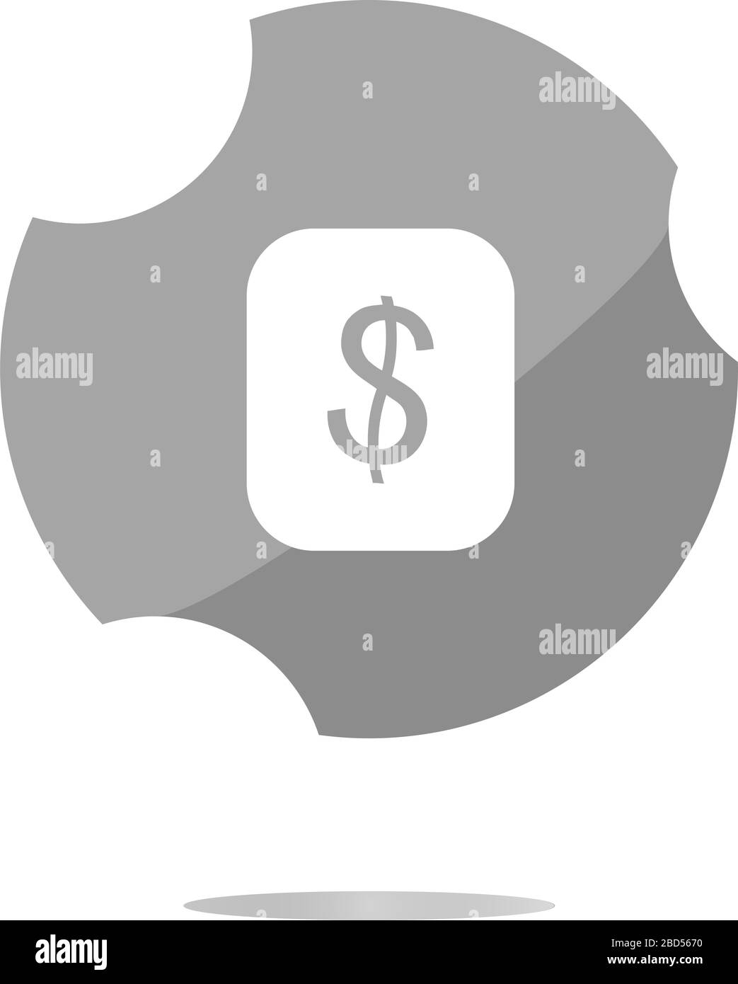 Yen JPY segno icona app web pulsante icona web Foto Stock