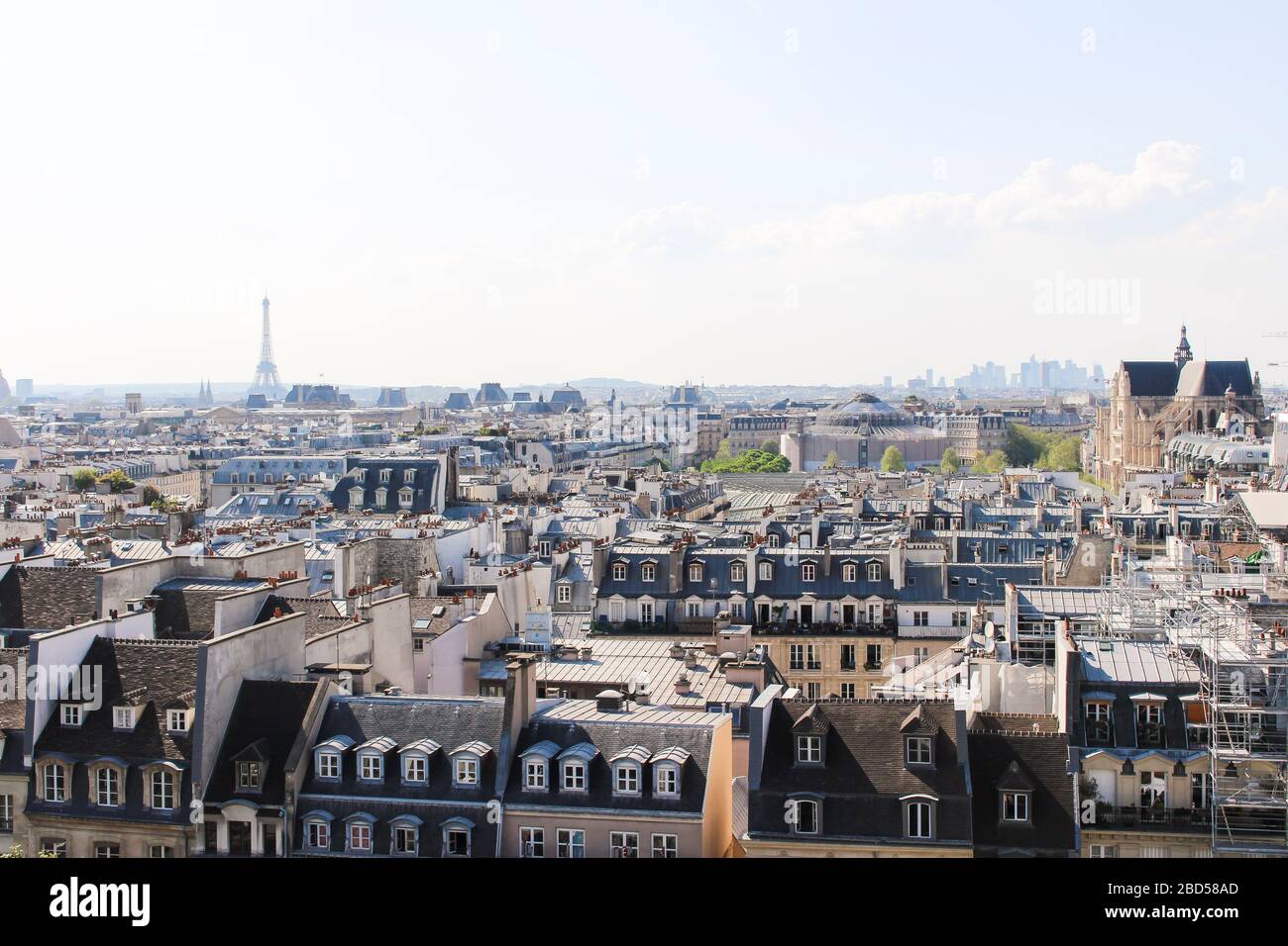 Paesaggio di Parigi Francia Foto Stock