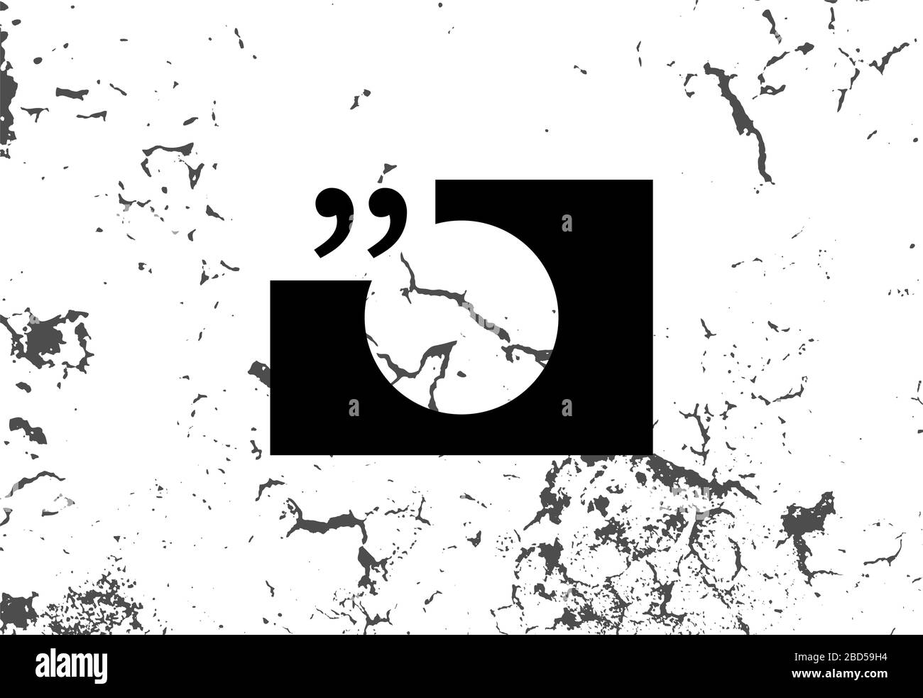 Virgolette discorso bolla. Preventivo icona segno. Abstract background. Foto Stock Virgolette discorso bolla. Preventivo icona segno. Abstract background. Foto Stock
