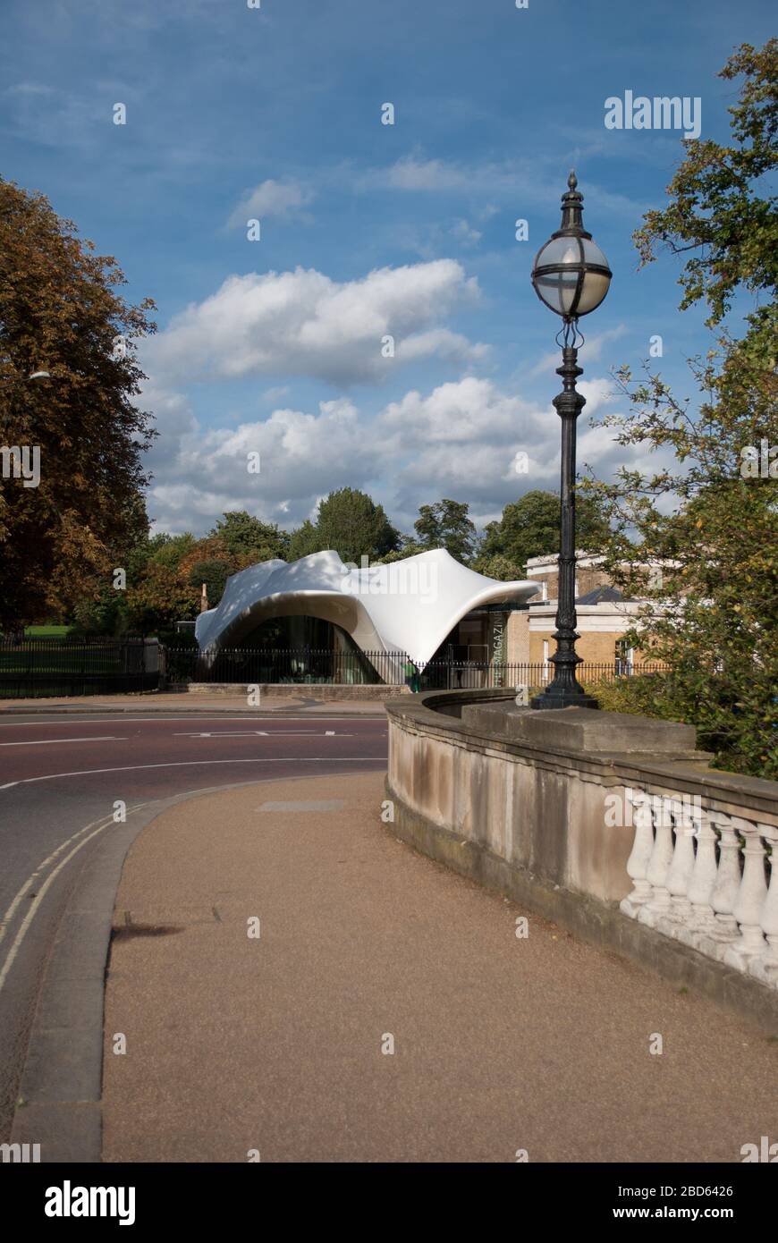 Zaha Hadid Architects Restaurant Serpentine Sackler Gallery, West Carriage Drive, Londra W2 2AR Foto Stock