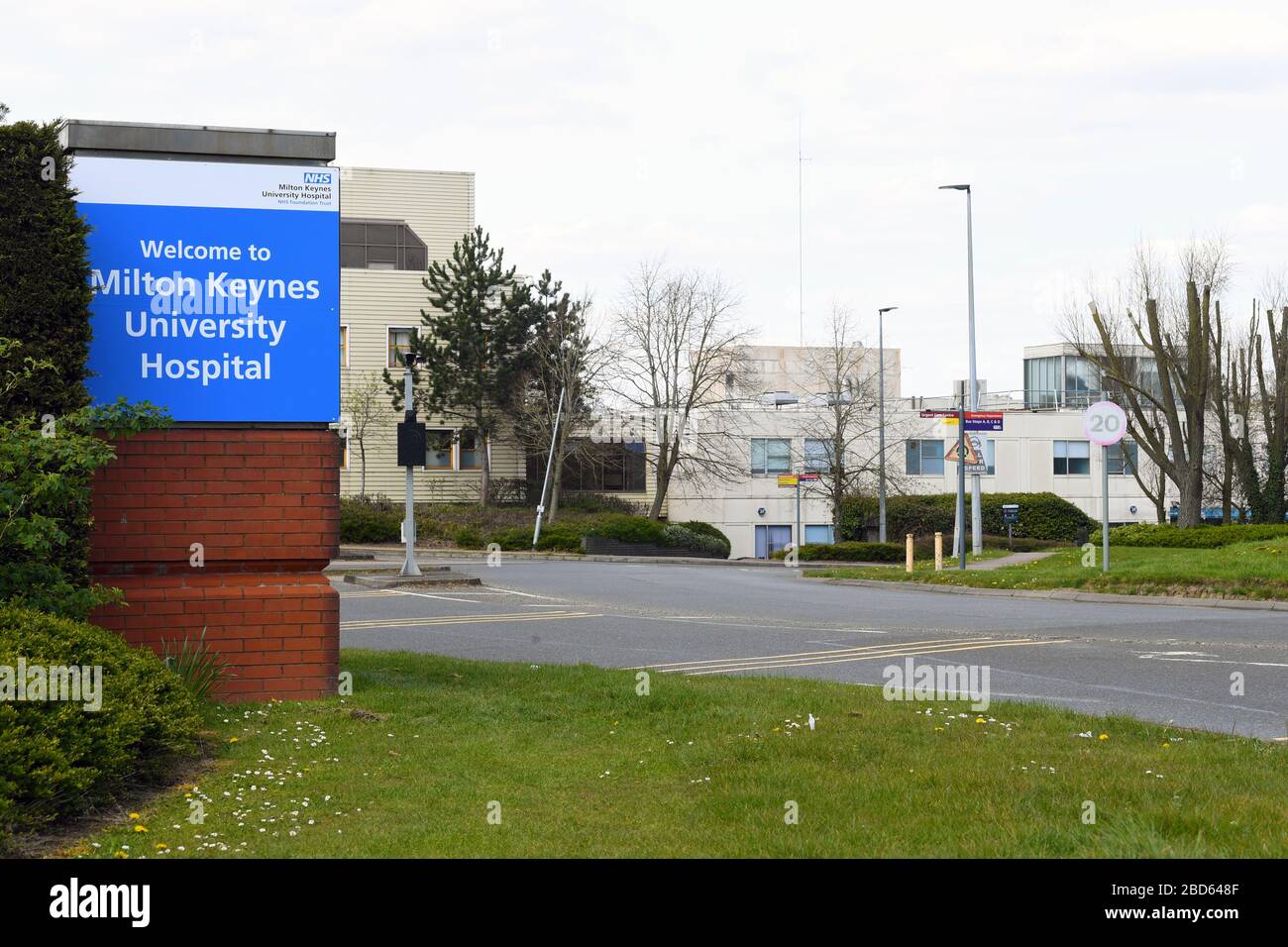 Ospedale universitario di Milton Keynes 2020 Foto Stock