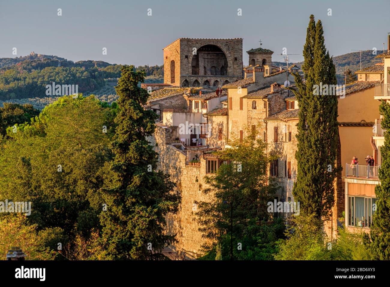 SanGimignano, Toscana, Italia Foto Stock