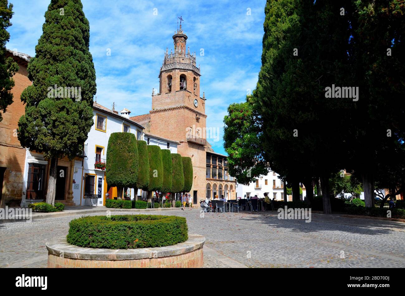 Die Stadt Ronda, Andalusia, Spagna: Die Kathedrale Foto Stock