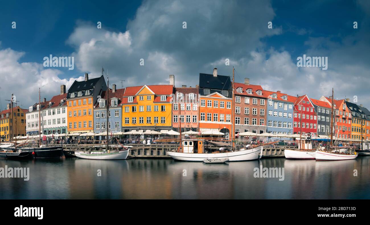 Bellissima la città di Copenhagen in Danimarca Foto Stock