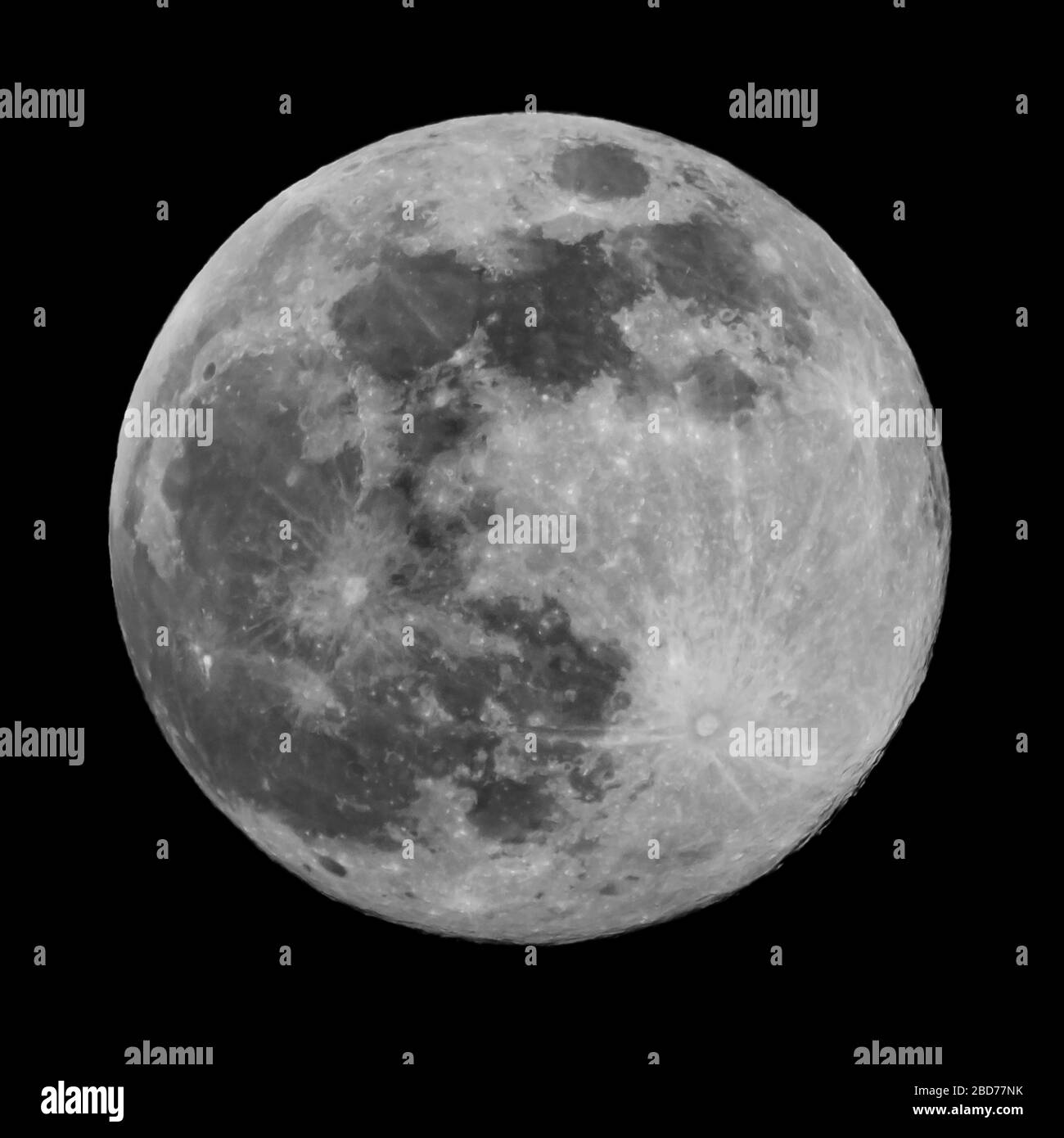 Super Luna 07/04/2020 Foto Stock