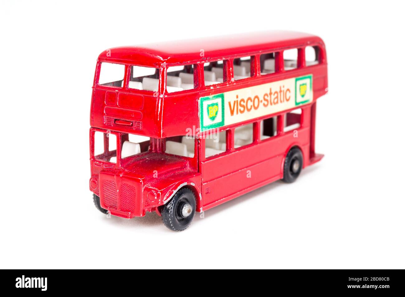 Lesney prodotti Matchbox modello giocattolo auto 1-75 serie no.5 AEC London Routemaster Double-Decker Bus Visco-statico Foto Stock