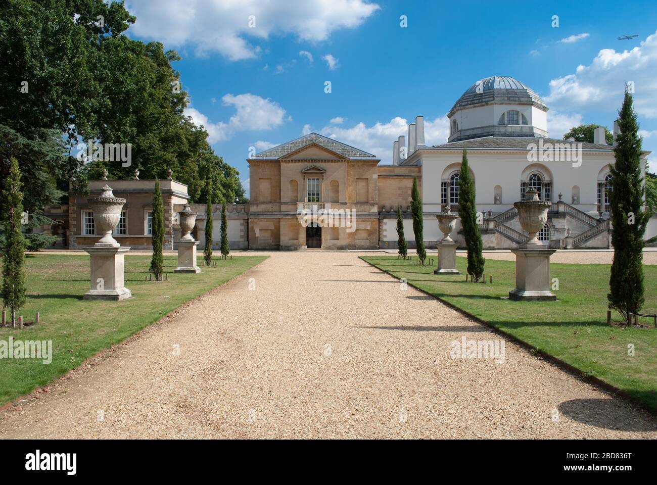 Architettura classica palladiana Chiswick House & Gardens, Burlington Lane, Chiswick, Londra W4 2RP di Richard Boyle Architect Conte di Burlington Foto Stock