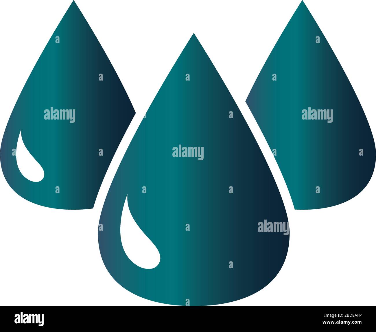 gocce petrolio commercio crisi economia, prezzo del petrolio crash gradiente icona stile illustrazione vettoriale Illustrazione Vettoriale