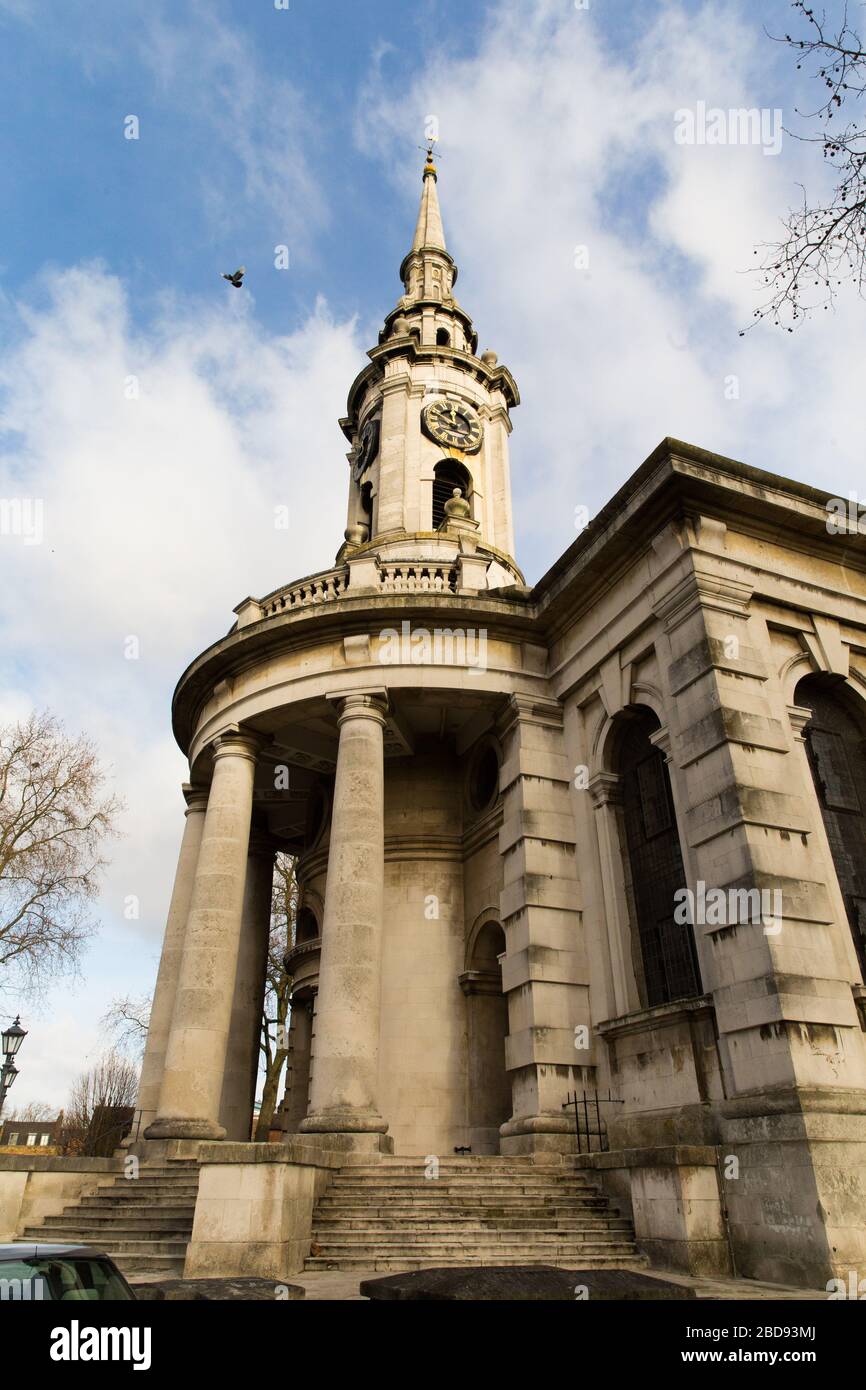 St Paul's, Deptford, è una delle più belle chiese parrocchiali barocche di Londra Foto Stock