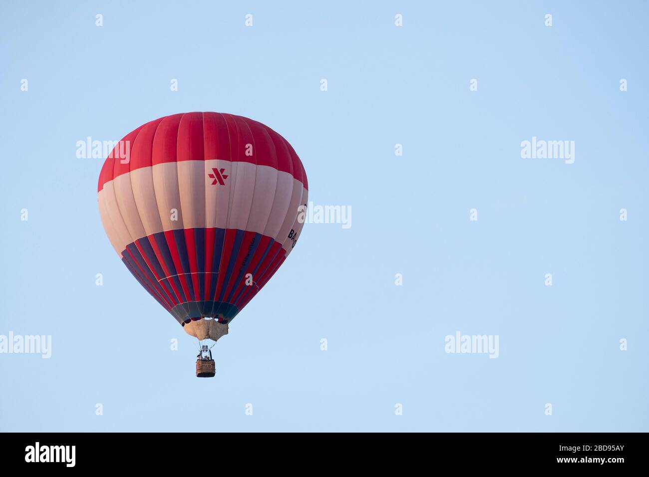 Aerostato di aria calda Foto Stock