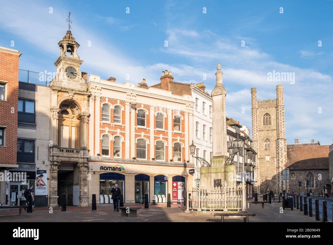 The Butter Market, Reading, Berkshire, Inghilterra, GB, Regno Unito Foto Stock