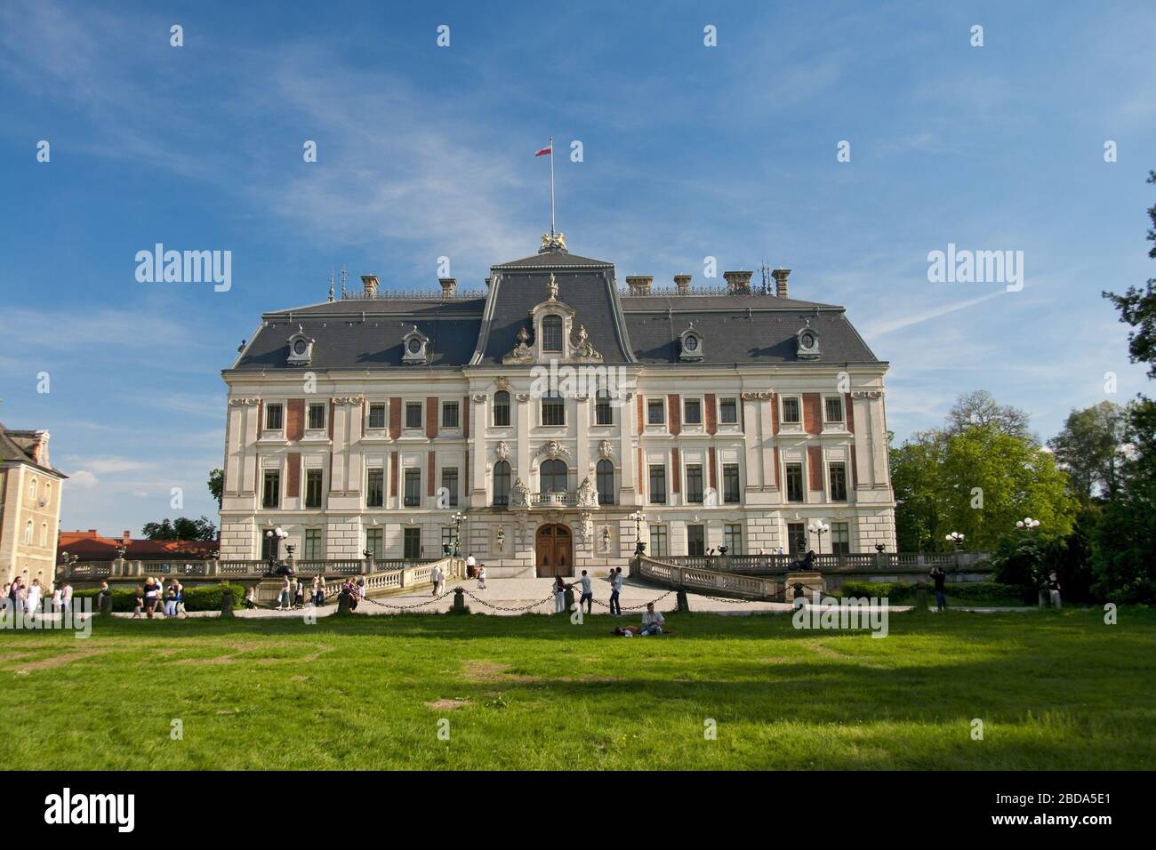 Il Castello di Pszczyna. Pszczyna, Voivodato della Slesia, Polonia Foto Stock