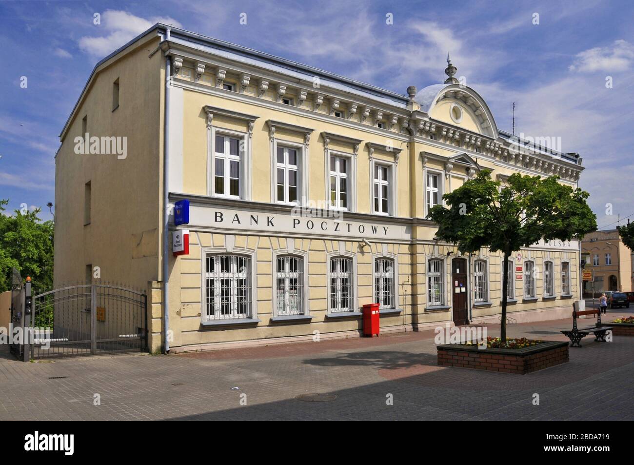 Ufficio postale. Wagrowiec, Voivodato della Grande Polonia, Polonia. Foto Stock