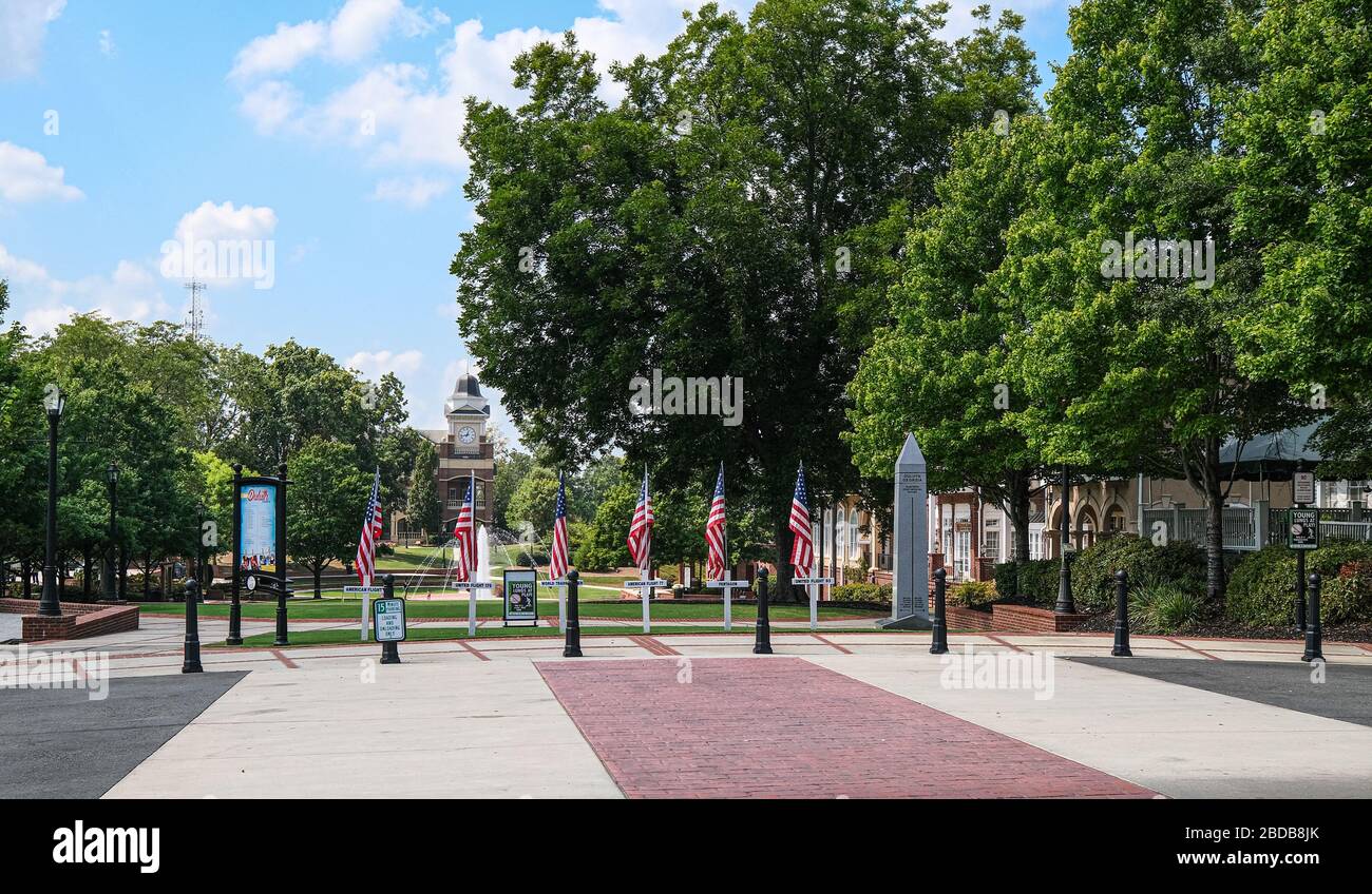 Duluth Georgia Town Square Foto Stock