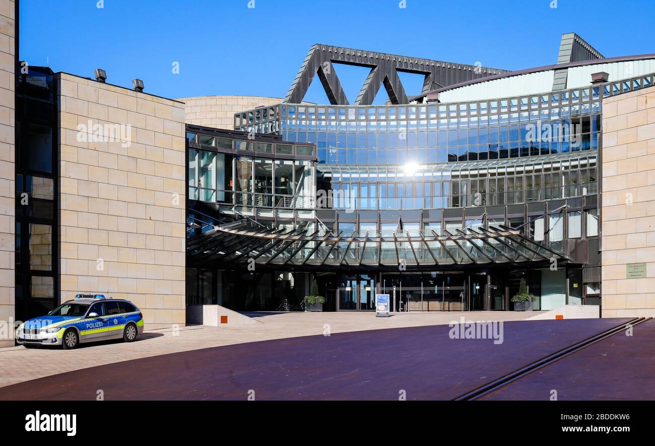 07.02.2020, Duesseldorf, Renania Settentrionale-Vestfalia, Germania - Renania Settentrionale-Vestfalia Parlamento di Stato della Renania Settentrionale-Vestfalia, edificio del Parlamento di Stato. Foto Stock