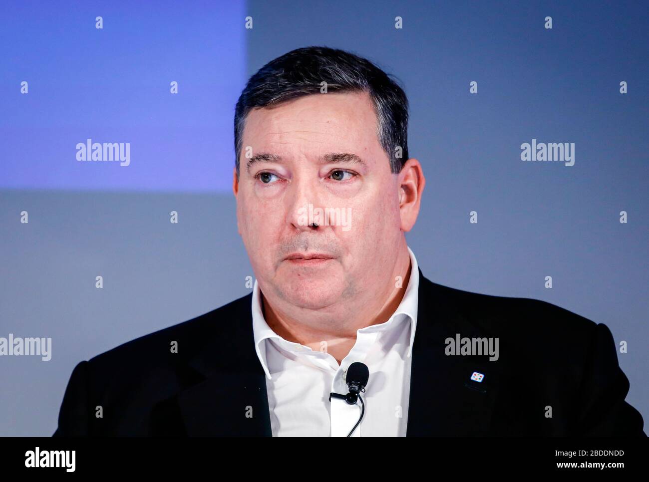 10.03.2020, Duesseldorf, Renania Settentrionale-Vestfalia, Germania - Uniper se membro del Consiglio di amministrazione Keith Martin in occasione della Conferenza Stampa annuale 0 Foto Stock