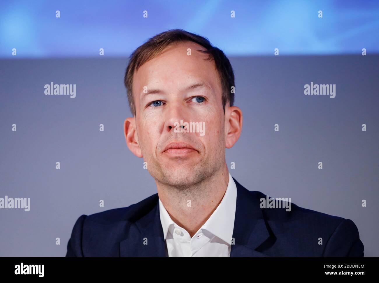 10.03.2020, Duesseldorf, Renania settentrionale-Vestfalia, Germania - Uniper se Chief Financial Officer Sascha Bibert in occasione dell'annuale General Meeti Foto Stock