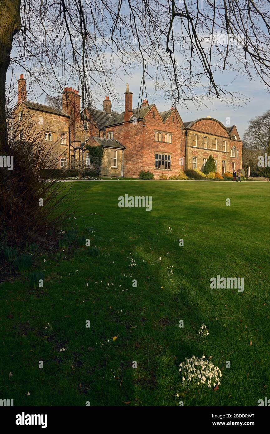 Hopton Hall vicino a Maltock Derbyshire Inghilterra Foto Stock