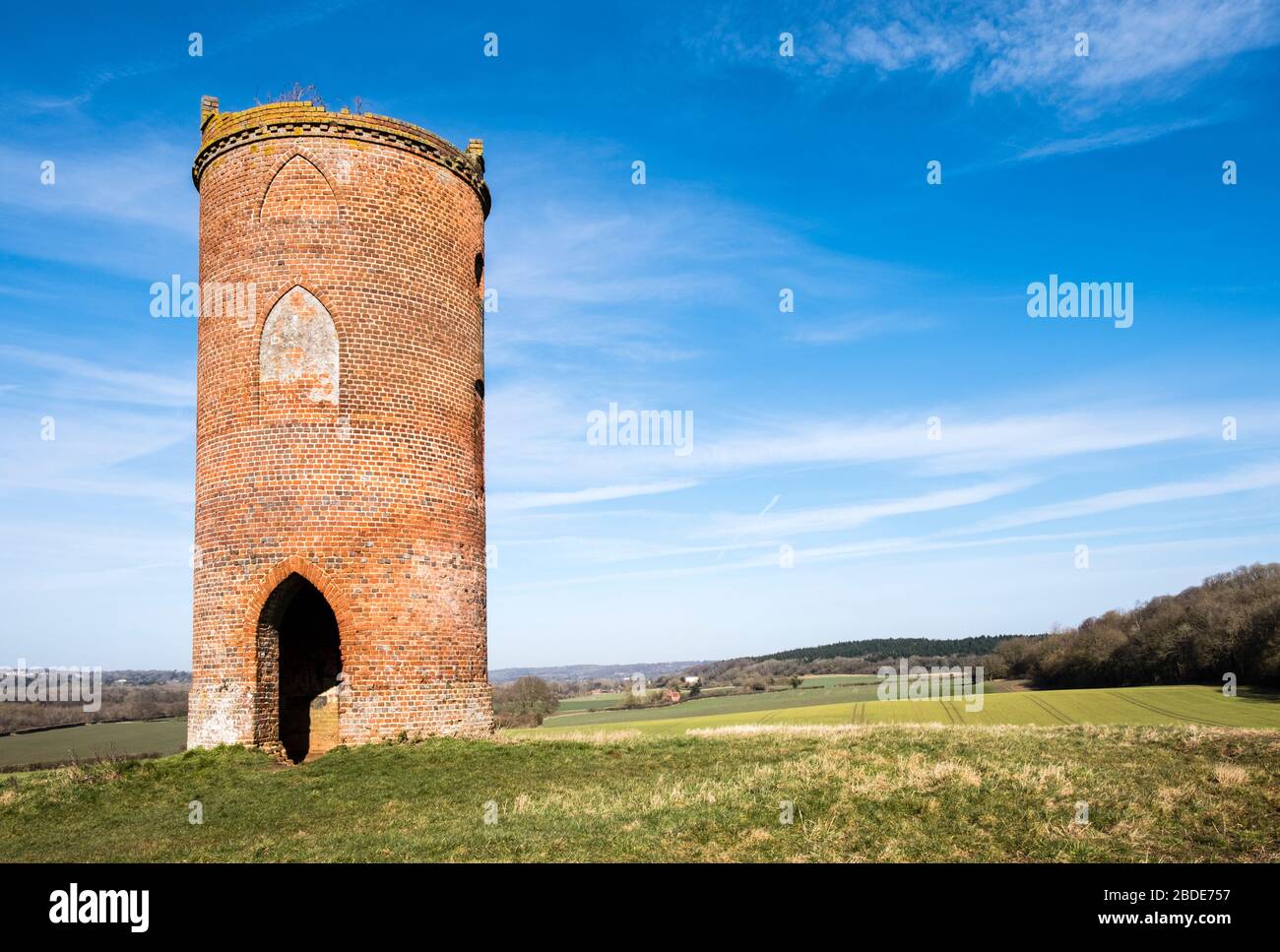 Pigeon Tower Folly, Sulham, Reading, Berkshire, Inghilterra, GB, Regno Unito Foto Stock