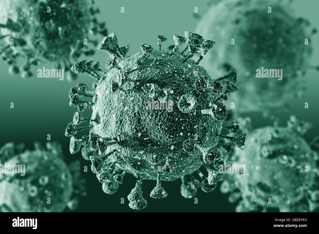 Immagine generata digitalmente ofÂ Coronavirus Foto Stock