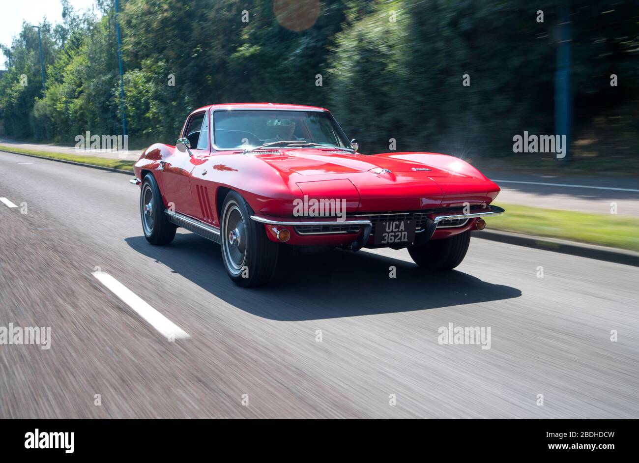 1966 Corvette Stingray classica auto sportiva americana Foto Stock