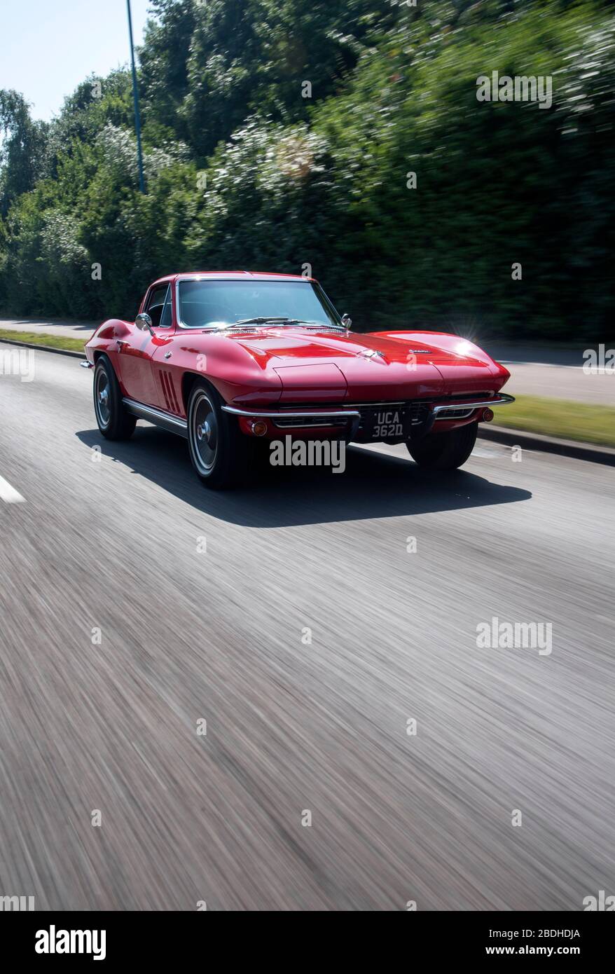 1966 Corvette Stingray classica auto sportiva americana Foto Stock