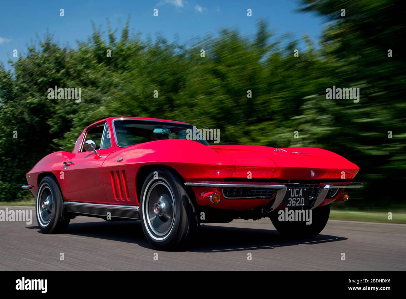 1966 Corvette Stingray classica auto sportiva americana Foto Stock