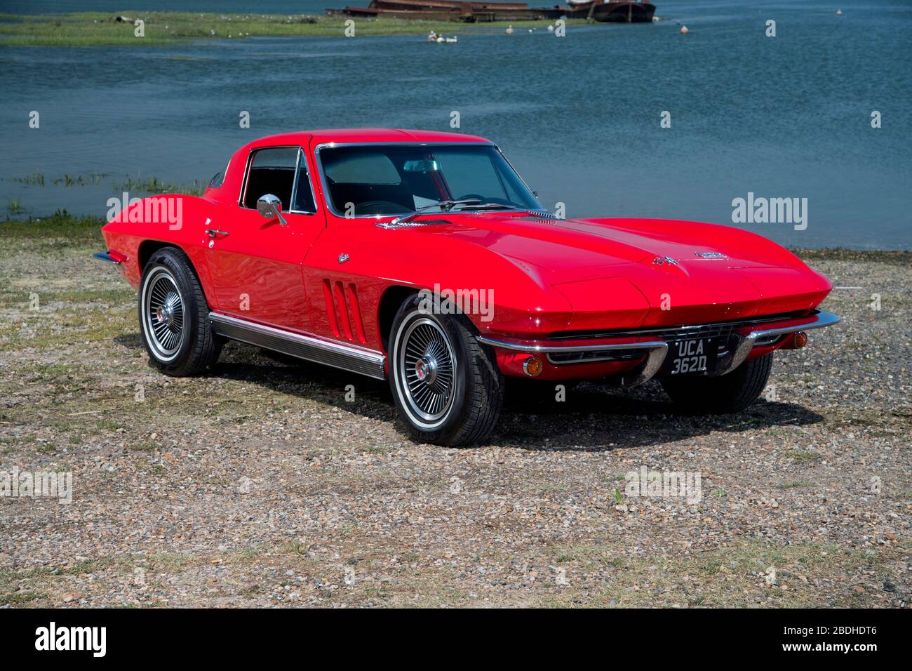 1966 Corvette Stingray classica auto sportiva americana Foto Stock